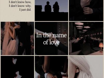 In the name of love. Cover